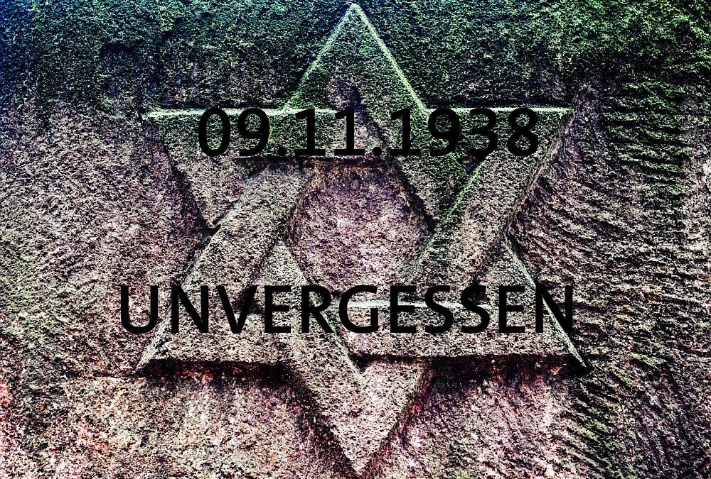 Unvergessen Progromnacht 09.11.1938