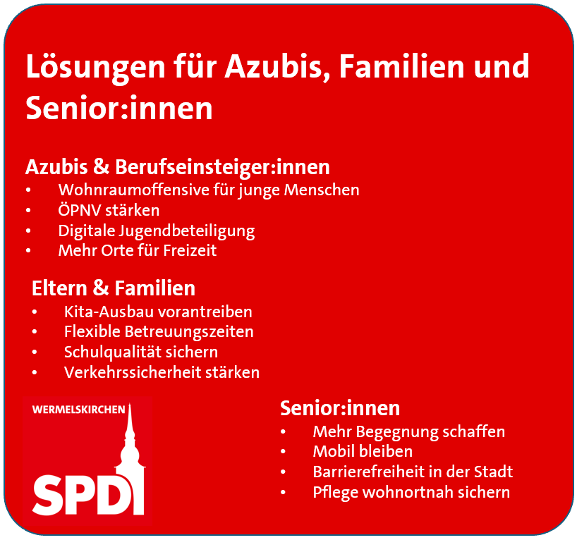 Ziele der SPD Wermelskirchen