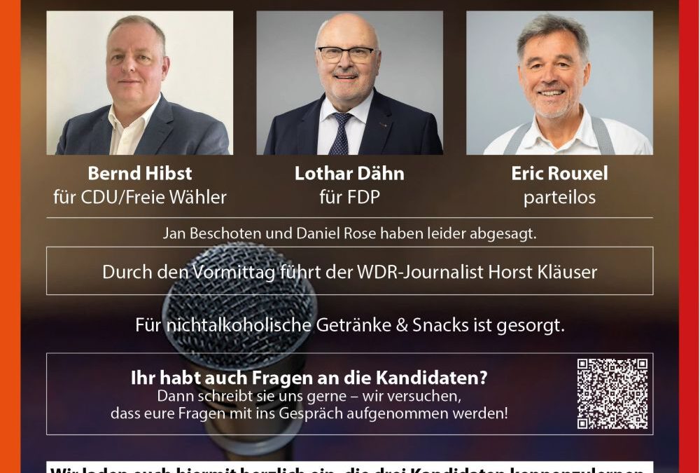 Einladung zur Podiumsdiskussion am 07.09.2025